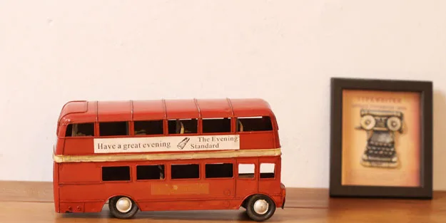 Бесплатная доставка! Лондонский уличный Железный двухэтажный автобус модель