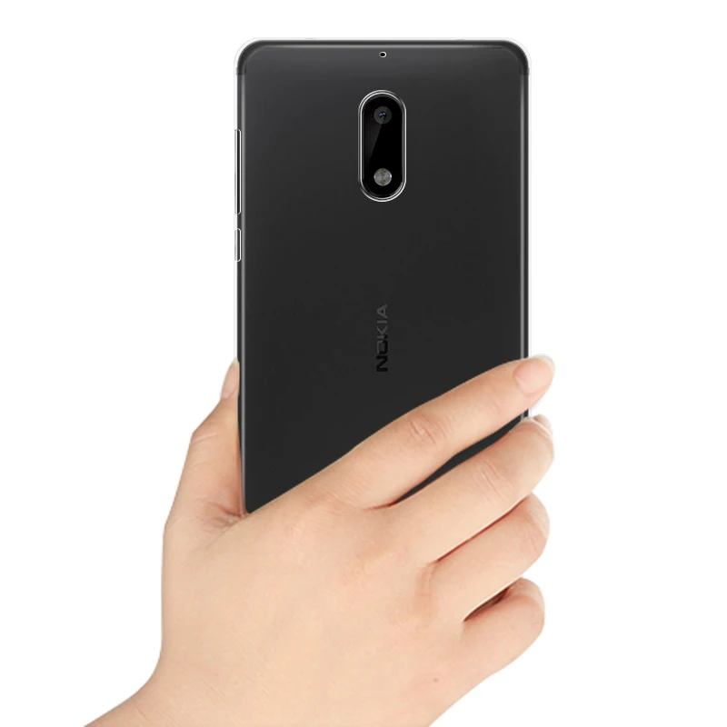 Для Nokia 6 2017 чехол мягкий для Nokia6 2018 Силиконовый ТПУ прозрачный Ультратонкий