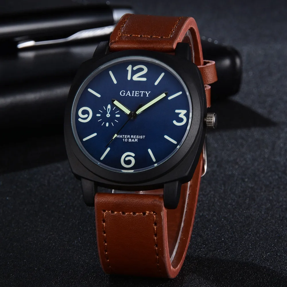 Мужские модные часы с милым дизайном цифр цветной ремешок цифровым циферблатом