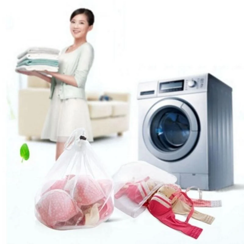 1 шт. сумка для белья на шнурке контейнер стирки нижнего сетчатый мешочек|Мешки