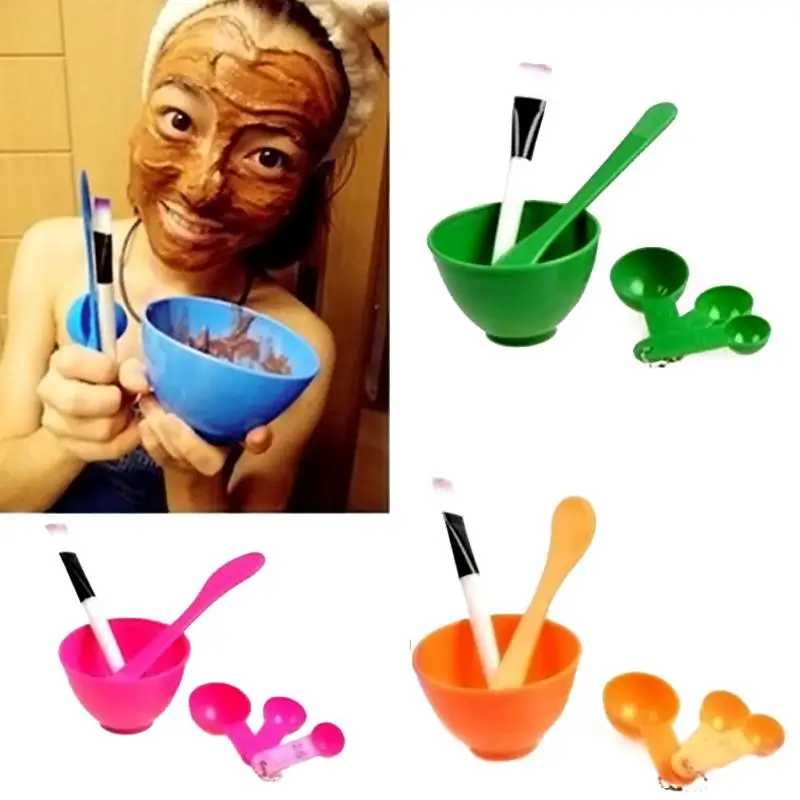 6 в 1 DIY лица Красота маска чаша Для женщин Косметика для макияжа инструмент с