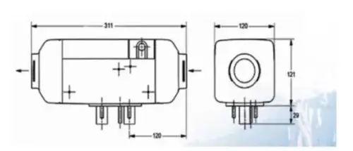 New 2KW Gasoline Air Parking Heater 12V for Bus Truck Car tech | Инструменты