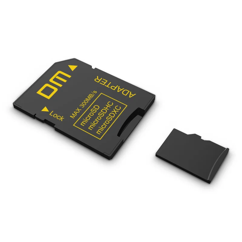 DM SD адаптер SD4.0 UHS-IIcomptabile с microSD microSDHC microSDXC скорость передачи данных может