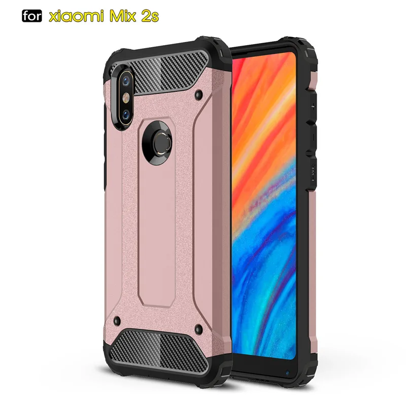 Гибридный ударопрочный армированный чехол для Xiaomi Mi MIX 2 S Xaomi Xiomi бампер чехлы MIX2S