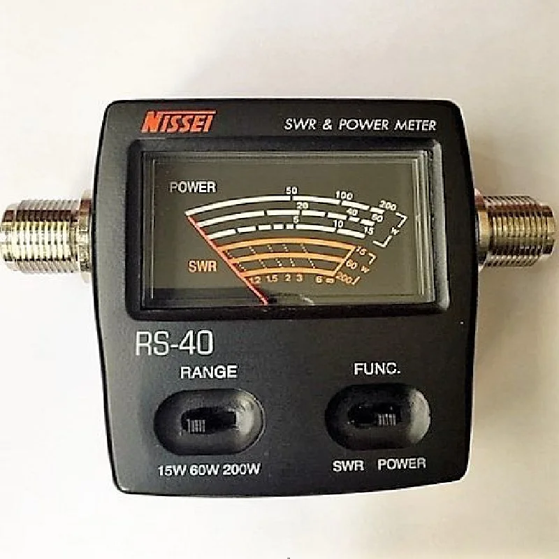 RS-50 цифровой КСВ/Ватт метр NISSEI 125-525 МГц UHF/VHF M Тип разъем для TYT Kenwood Baofeng светодиодный экран Радио счетчик мощности