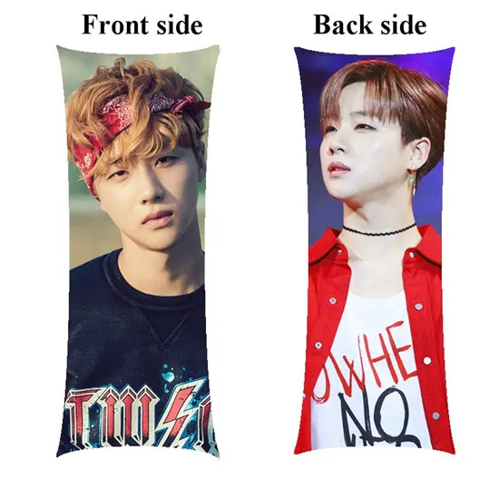 picture Kpop B. I Бобби Ким ханбин Jin Hwan дома обнимая Длинная Подушка Чехол настроить - Цвет: picture