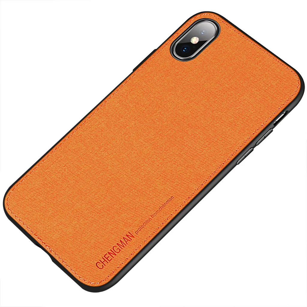 Z514 phone cover 2019 CHENGMAN For iPhone X TPU Cases Cloth Washable Invisible Magnet 5.8 Inch |