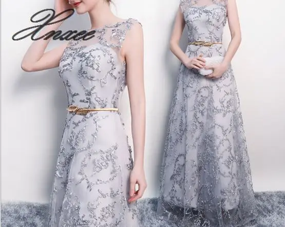 

2020 new dignified atmosphere slim slimming dress long dress