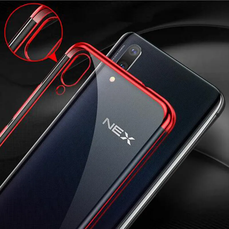 Для естественных NEX S эксклюзивная модная покрытие прозрачный чехол Vivo мягкий