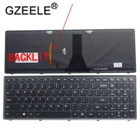 gzeele new for lenovo ideapad flex 15 flex15 us black frame laptop keyboard english backlit