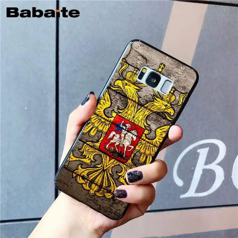 Babaite Armenia Albania флаг России герб чехол для телефона samsung Galaxy S8 S7 edge S10 S10E S10lite S9plus S5 M10 20