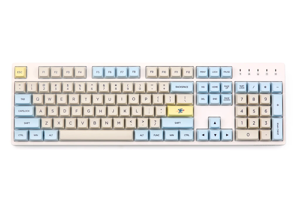 Xda профиль 165 клавиш pbt Материал краситель субкровать keycap для mx Переключатель механическая клавиатура