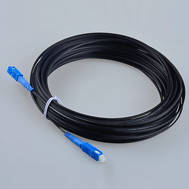 5 шт. SC UPC 15 м наружный FTTH прямой патч кабель одномодовый Simplex волоконно оптический