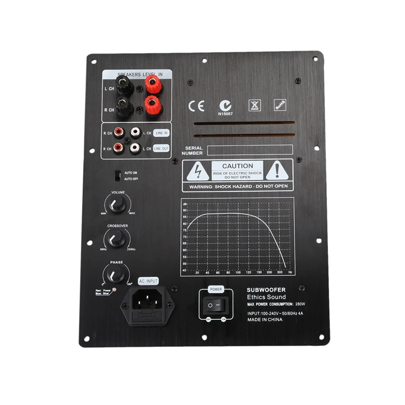 Новый Собранный высокой мощности 280 Вт Цифровой HIFI сабвуфер усилитель доска