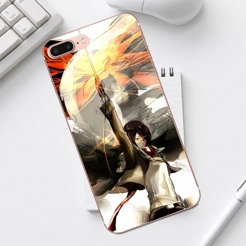 Qdowpz Атака Титанов новый сезон японское аниме для iPhone 4 4S 5 5C SE 6 6S 7 8 Plus X XS Max XR Galaxy A3 A5