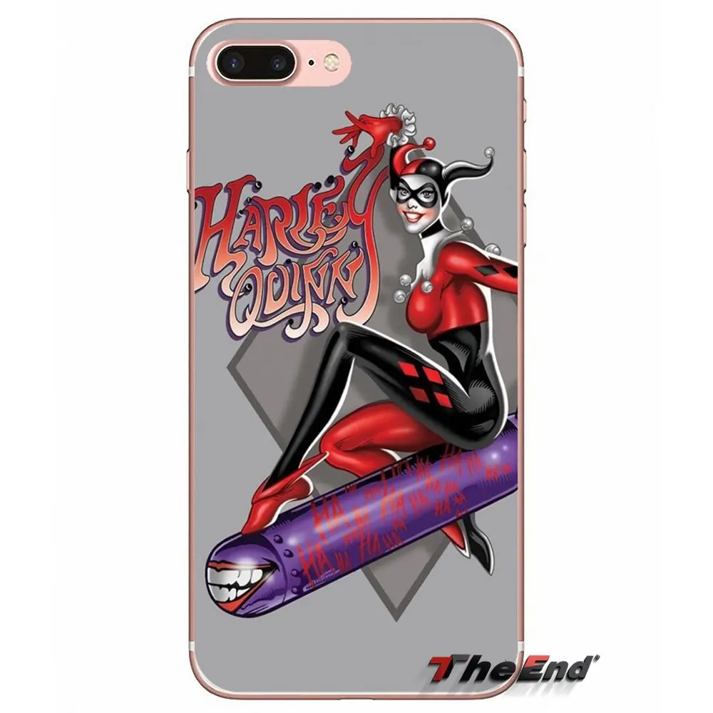 Для Samsung Galaxy S2 S3 S4 S5 MINI S6 S7 edge S8 S9 Plus Note 2 3 4 5 8 Coque Fundas Harley Quinn DC Comics силиконовый чехол