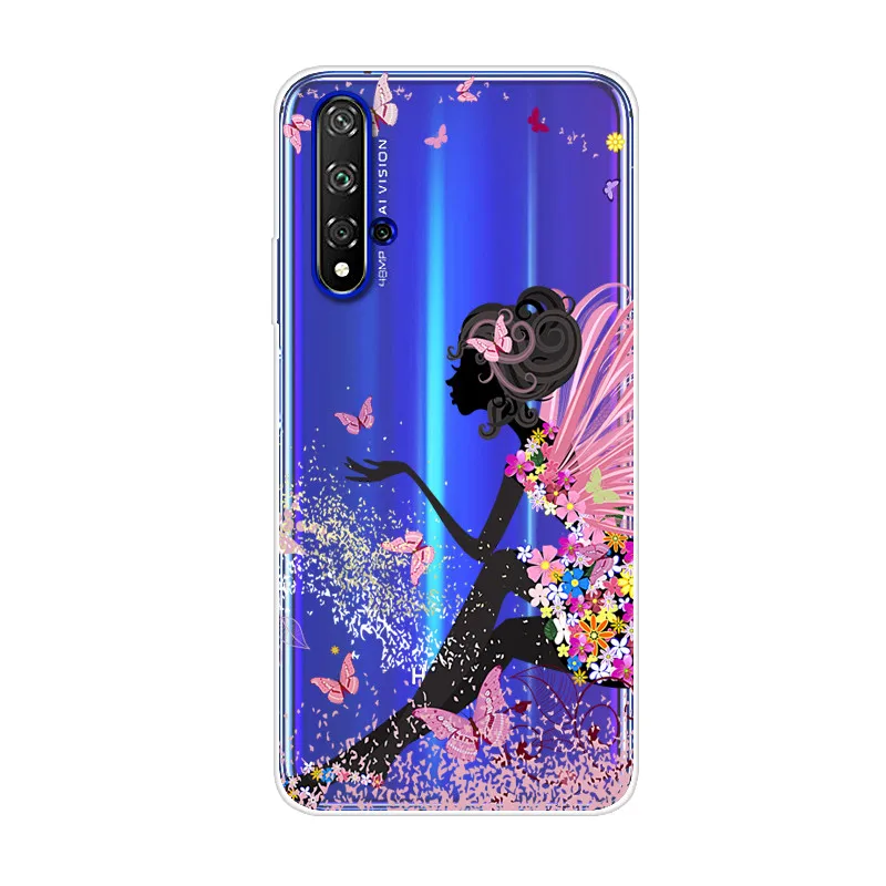 69 Мультяшный чехол для Huawei Honor 20, чехол для Honor 20, Мягкая силиконовая задняя крышка, чехол для телефона Huawei Honor 20 lite Honor20 Pro - Цвет: 69