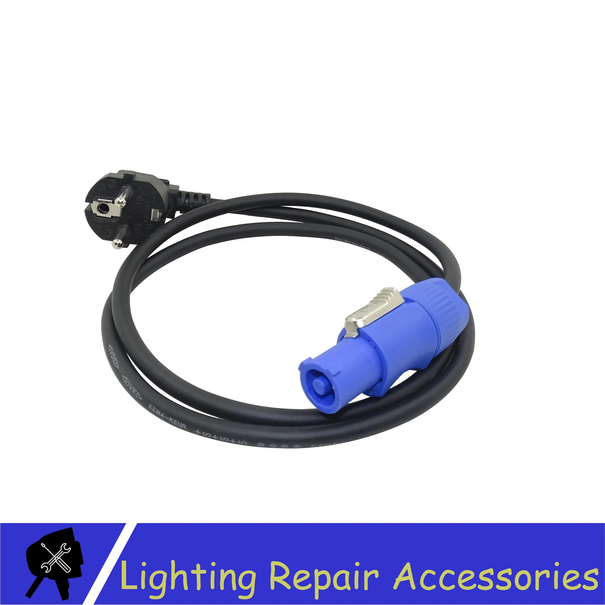 Moving Head Light Powercon EU Plug Power Cable Connector Audio Stage Exchange connector Euro plug For European Countries | Лампы и