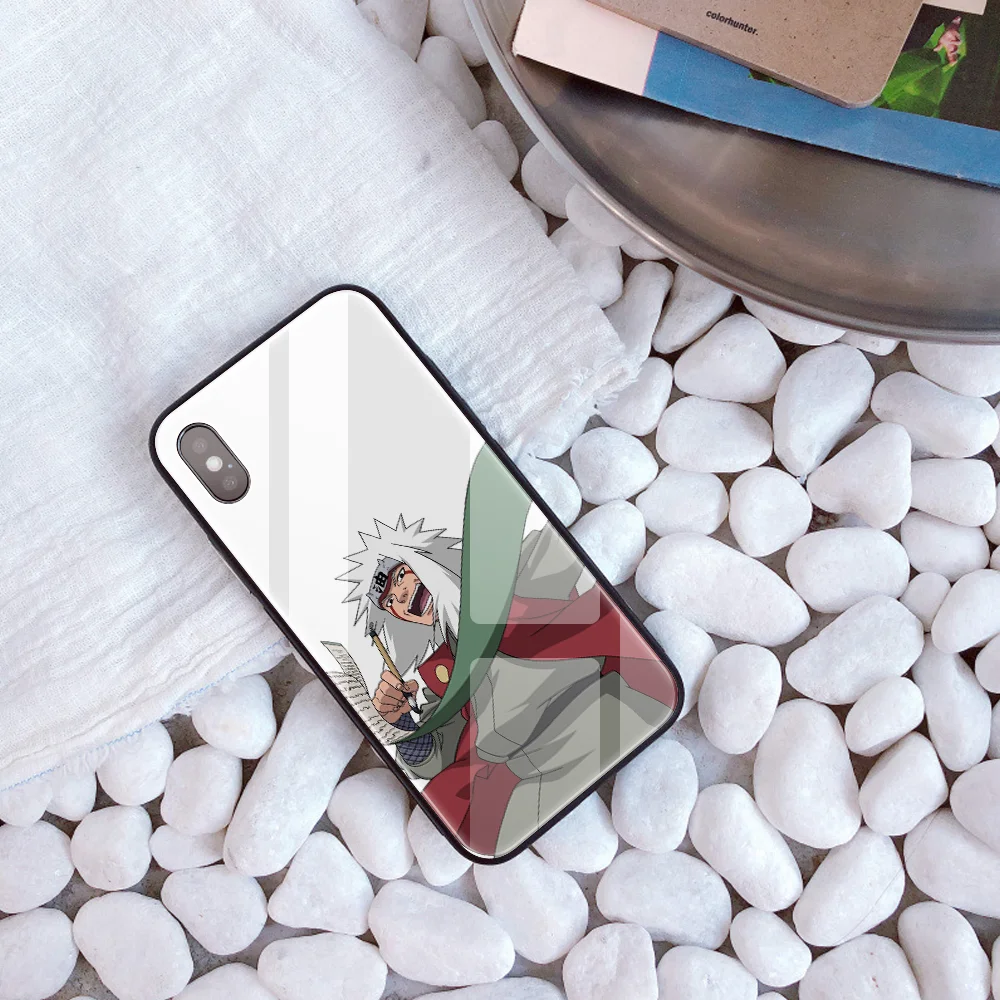 DIY чехол для телефона для iPhone 7 8 6 S Plus Капа закаленное стекло Наруто ниндзя Хокаге индивидуальная крышка телефона для iPhone X XR XS MAX - Цвет: 20319