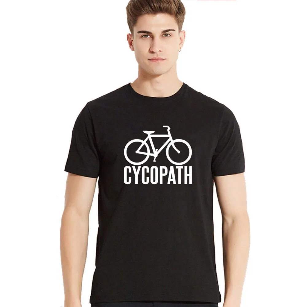 

Cycling T Shirt Cycopath T Shirt Men's Funny Bicycle Tee Shirt Gift For Bicycle Cyclist Cycling Clothing summer tops drop ship