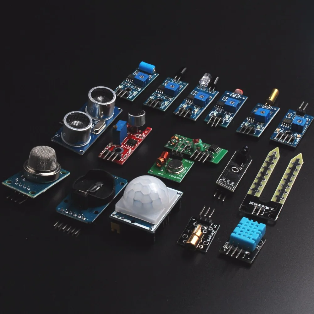 Комплект сенсорного модуля 16 Тип датчика для Arduino Raspberry Pi