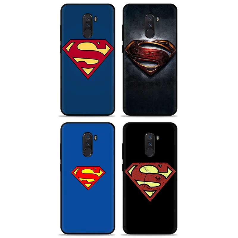 Супермен S Логотип Marvel Мягкий силиконовый чехол для телефона Xiaomi 5X6 6X A1 A2 8 Lite 9 9se Max 3 F1 9T A3 Pro CC9e