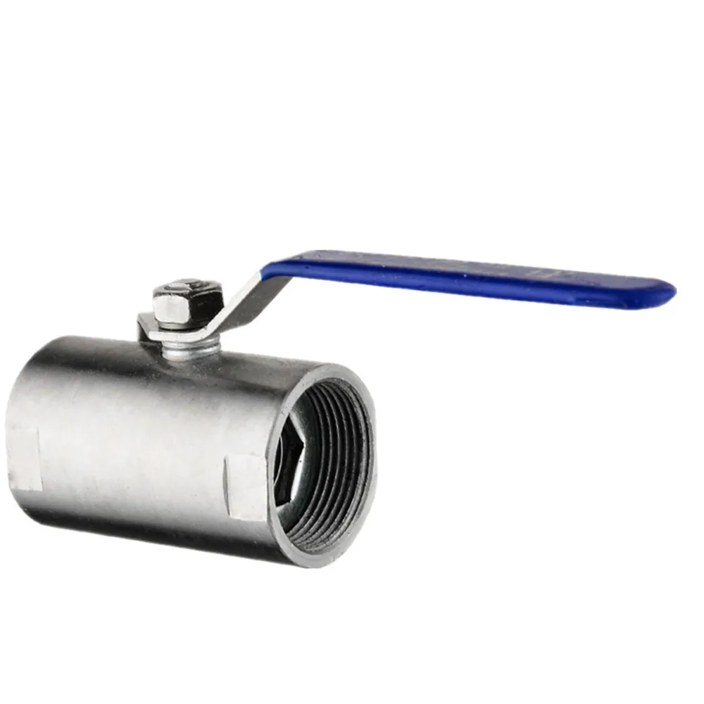 1pcs Female Thread Ball Valve Stainless Steel Coupler Adapter BSP 1/2&quot 3/4&quot 1&quot 1-1/4&quot 1-1/2 Water switch plumbing fittings |