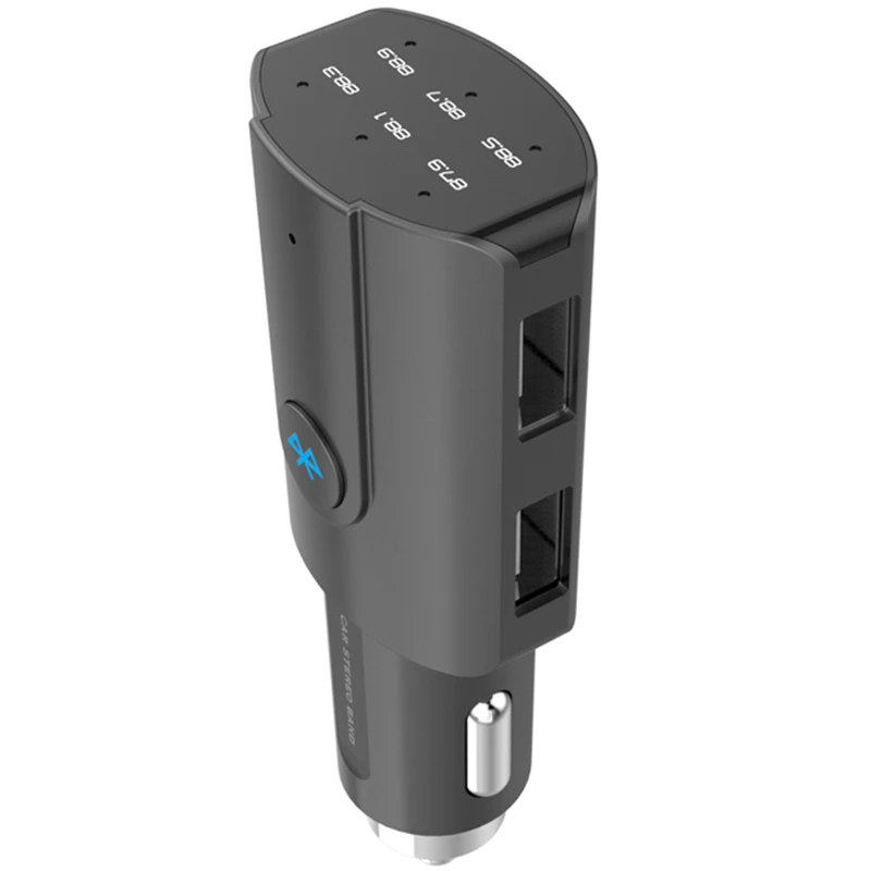 Универсальный Bluetooth Handsfree автомобильный комплект MP3 музыкальный плеер двойной USB