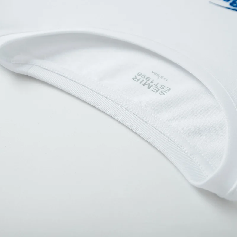 Мужская футболка с коротким рукавом SEMIR повседневная хлопковая Футболка принтом