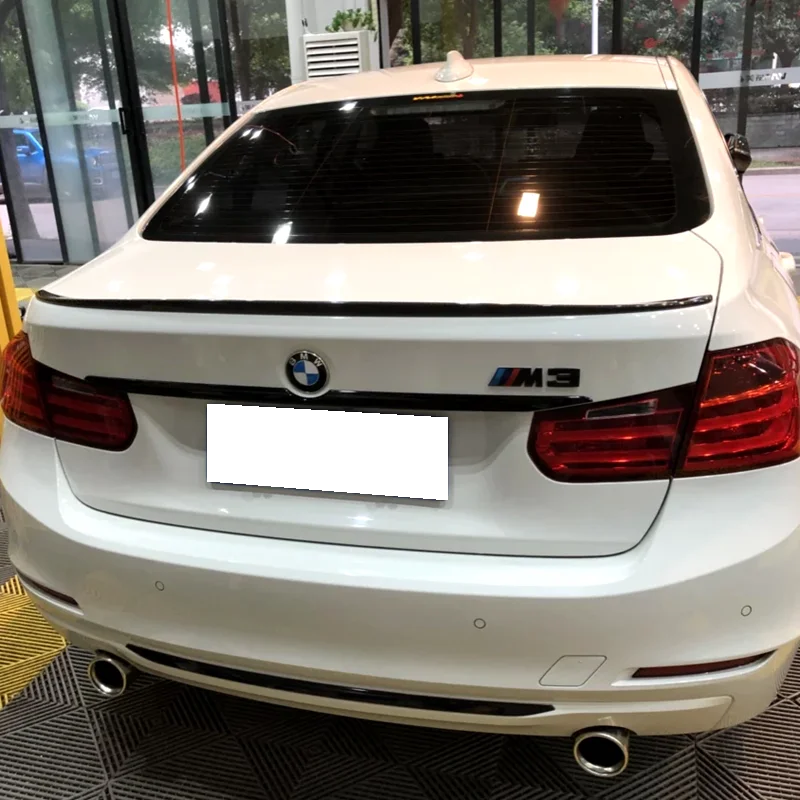 Для BMW F30 F35 M3 спойлер высокого качества ABS Материал заднее крыло автомобиля