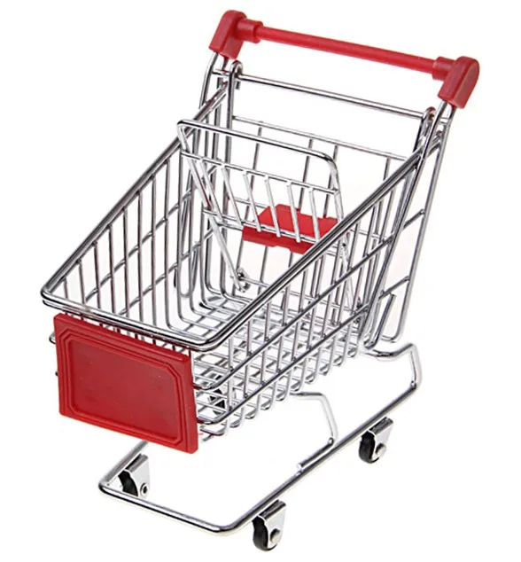 Новинка супермаркет миниатюрная тележка держатель для телефона детская игрушка