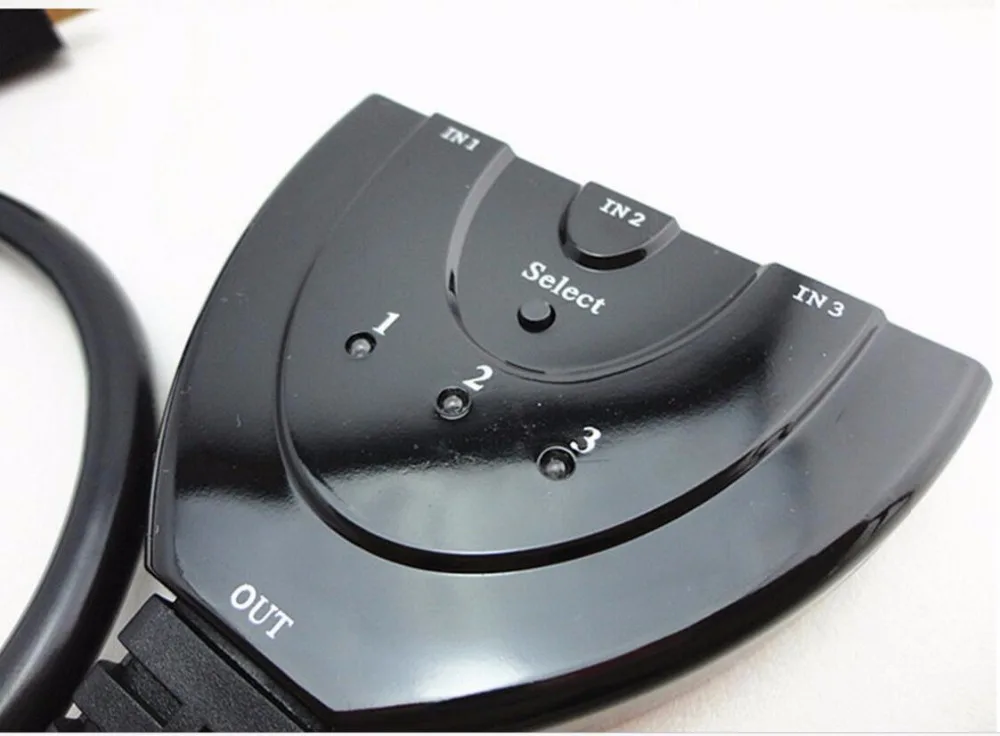 3 Порты и разъёмы совместимому с HDMI переключатель в 1 из 1080P Адаптер Hub Splitter Wandler