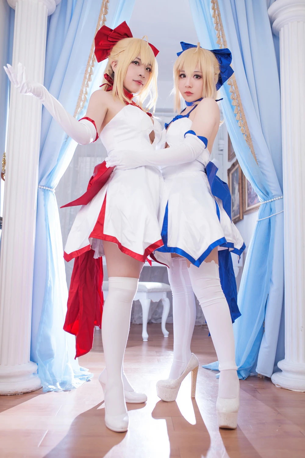 Fate/Stay Night Fate/Zero Fate/Grand Order Nero Saber Lily карнавальный костюм на заказ сексуальное