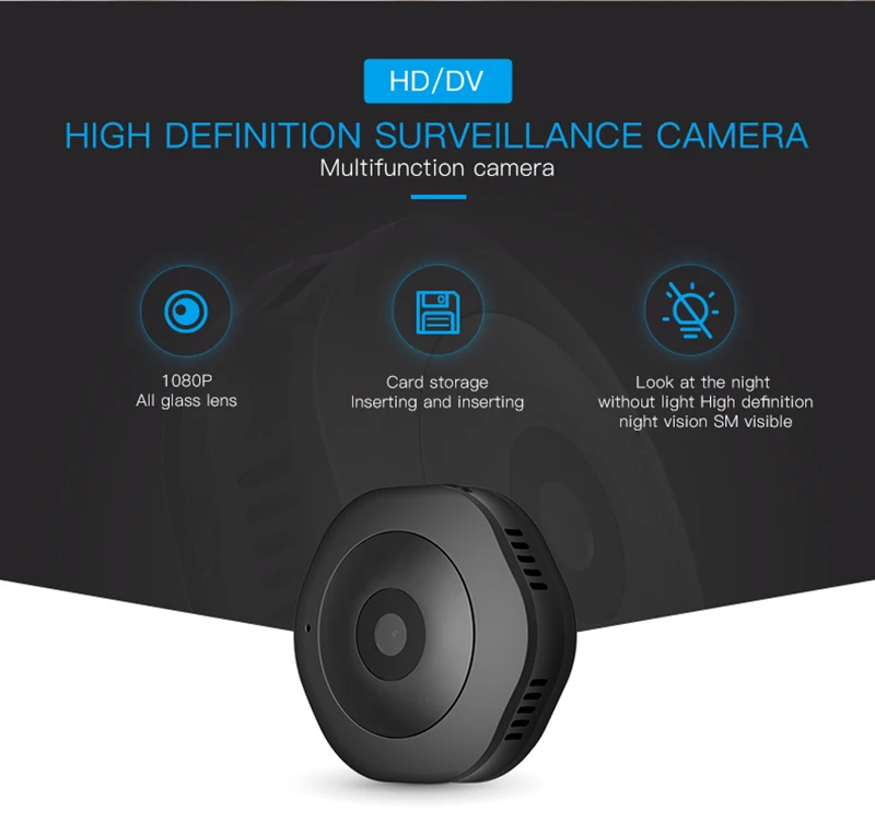 1080P HD камера Mini DV Life Cam микро видеокамера Спортивная домашняя Экшн DVR
