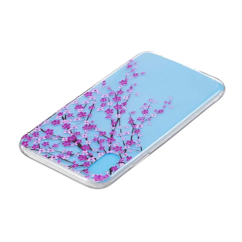Case For iPhone XR Phone Protective Cases Cartoon Soft Transparent Silicone Apple XS Max Back Cover Fundas |