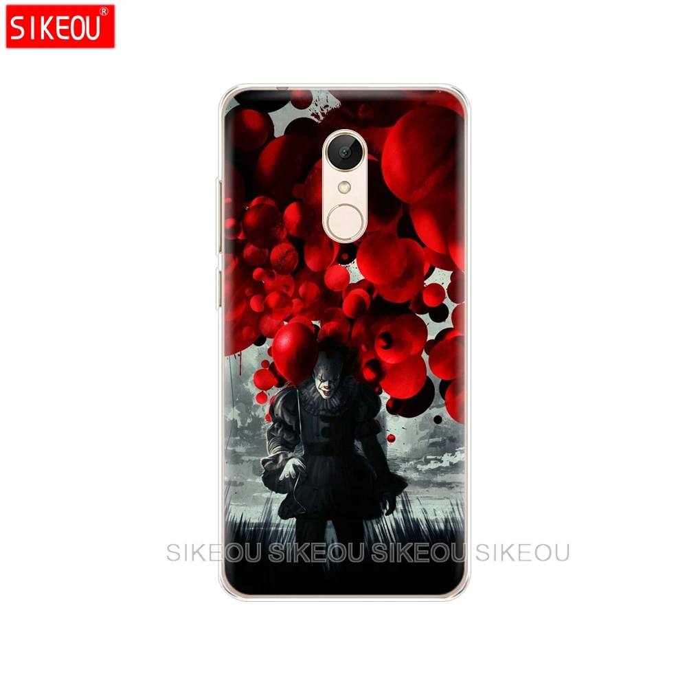 Силиконовый чехол для телефона Xiaomi redmi 5 4 1 1s 2 3 3s pro PLUS note 4X 4A 5A клоун ужас |