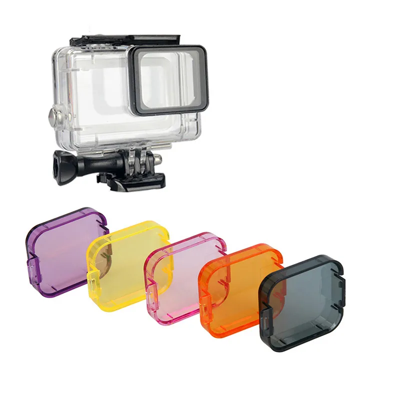 Фильтр для дайвинга желтый красный фиолетовый серый оранжевый