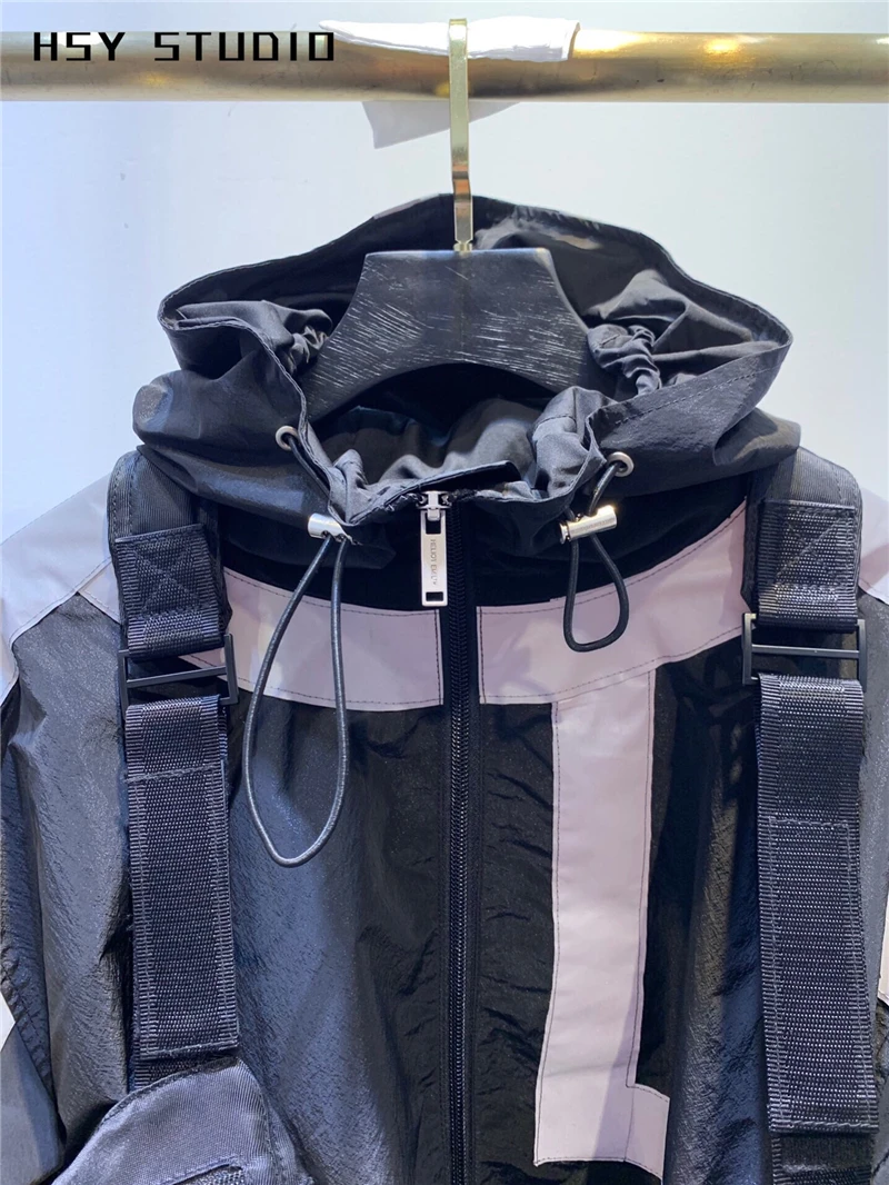 【HSY studo】2019 летняя новая трендовая Светоотражающая тонкая женская куртка с