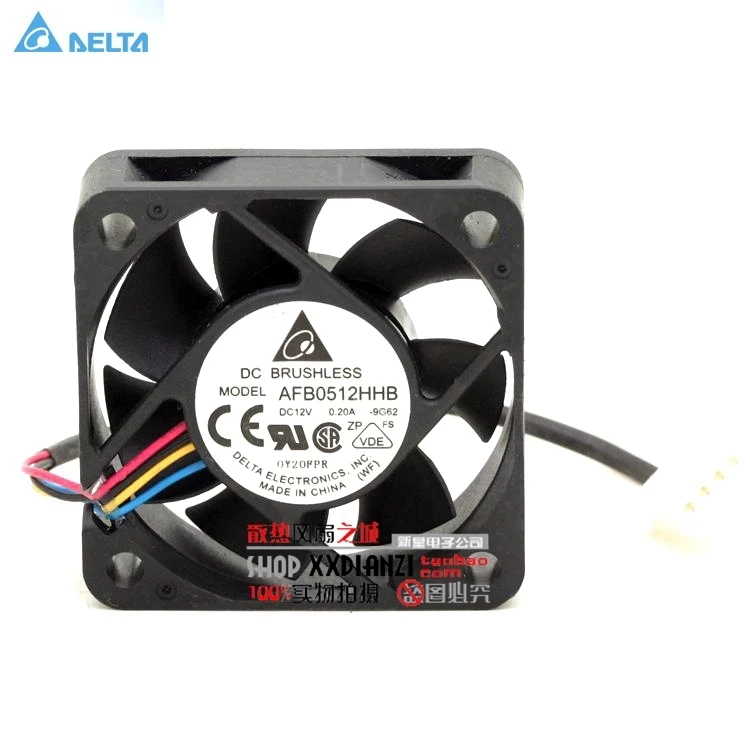 

for delta 5015 AFB0512HHB 12V 0.20A ball bearing PWM server case fan