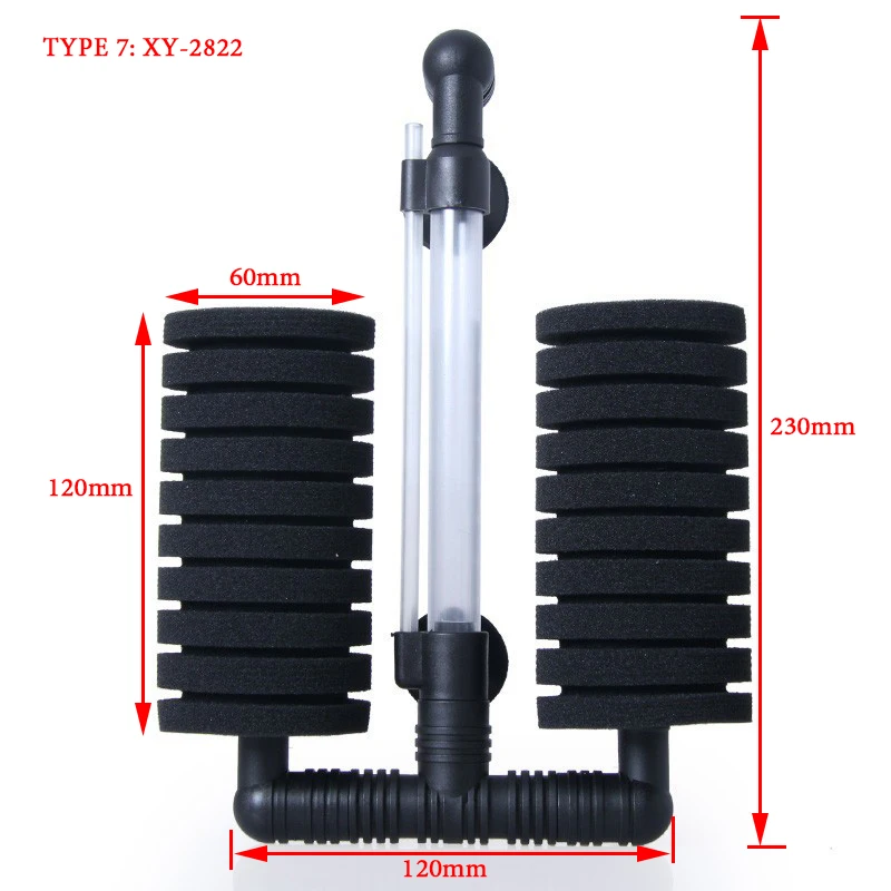 23 см высота аквариумный Био фильтр губка Аквариум Биохимические Губка пены для