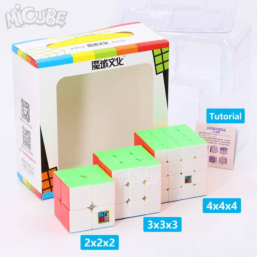 2x2/oneplus 3/OnePlus x 3 4x4 куб 3 шт./компл. подарки коробка: Mofangjiaoshi Волшебные кубики Скорость головоломка цветной игрушки для детей, подарок на день рождения, Логические