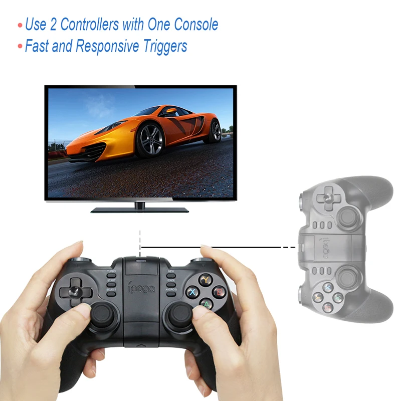 PG 9076 Bluetooth контроллер 2 4G беспроводной джойстик геймпад игровой пульт для ПК Android