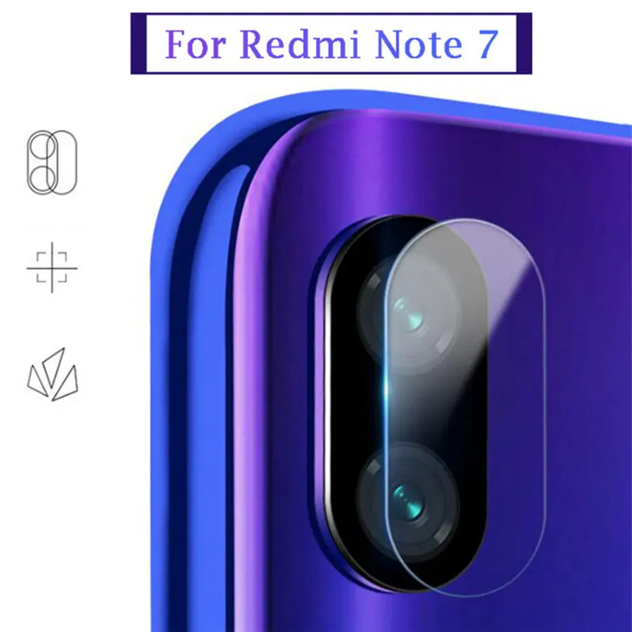 Закаленное стекло для объектива камеры Redmi Note 7 Защита экрана Xiaomi Защитная пленка