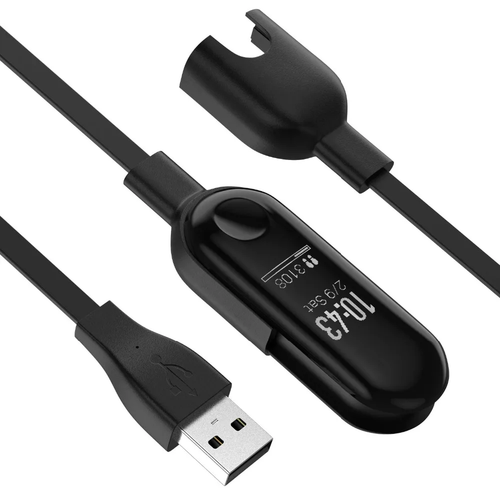 Amazfeel 50 шт./упак. mi Band 3 зарядный кабель для Xiaomi mi Band 3 браслет наручные кабели для зарядки линия mi Band 3 кабель для зарядного устройства