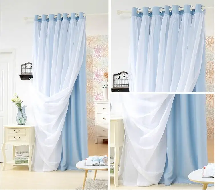 Кастомизированные шторы принцессы красоты Новые корейские модели матовые