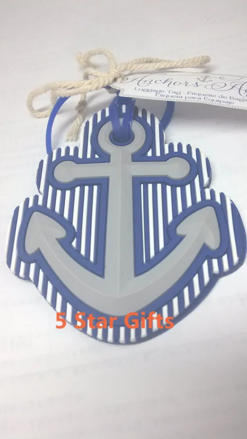 Пляжная бирка для багажа в форме якоря свадебного торжества Свадебный душ