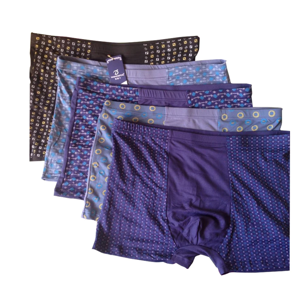 

5Pack/Lot Boxers Big and Tall Men Plus Size Underwear Boxer Underpants Trunks Shorts Stretch Breatheble Underpants 5XL 6XL 7XL