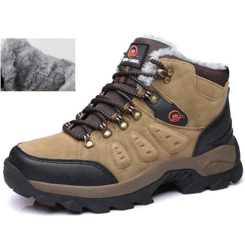 Зимняя мужская и женская обувь для пеших прогулок бега треккинга теплые зимние