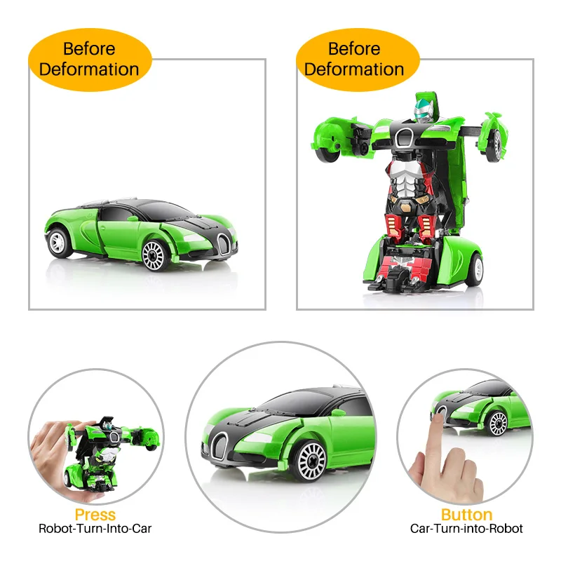 Dodoelephant мини-игрушка-робот деформирующийся при столкновении для литья под