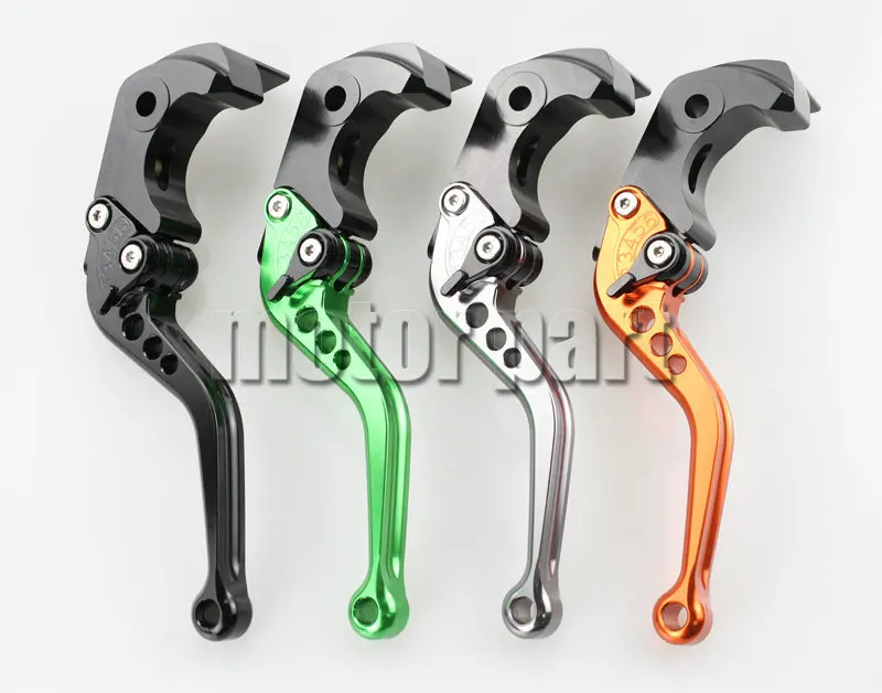 CNC мотоциклетные регулируемые короткие рычаги для Kawasaki Ninja 400R 650R ER 6F EX650 Versys 650 09 10 11